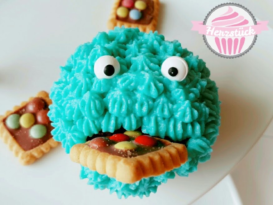 Krumelmonster Cupcake Herzstuck