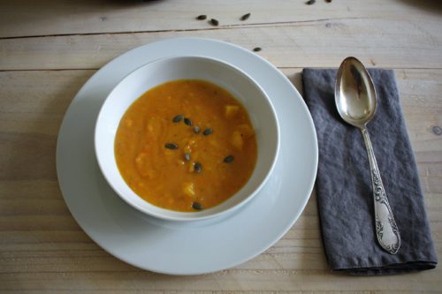 Kürbiscremesuppe – Herzstück