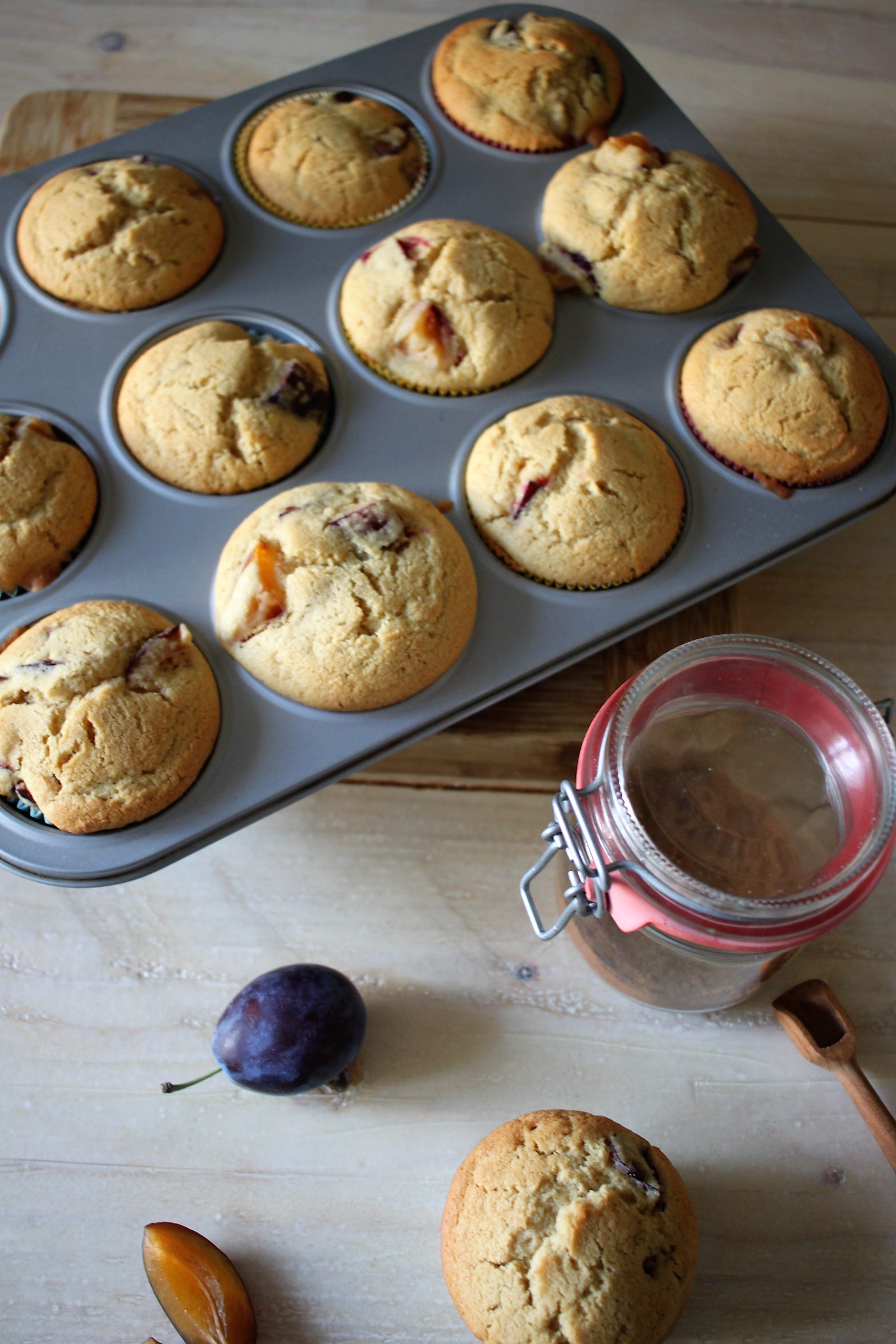 ZwetschgenMuffins Herzstück