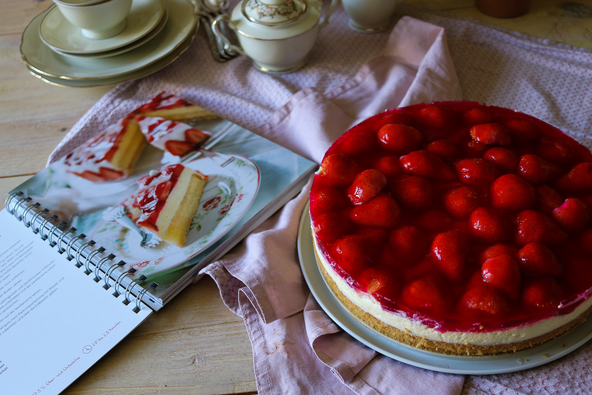 Erdbeer-Schmand-Torte – Herzstück